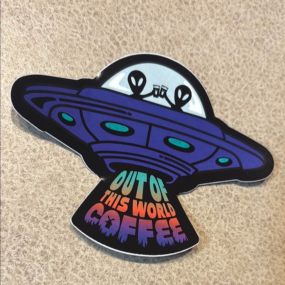 UFO Dutch Bros Sticker 2025